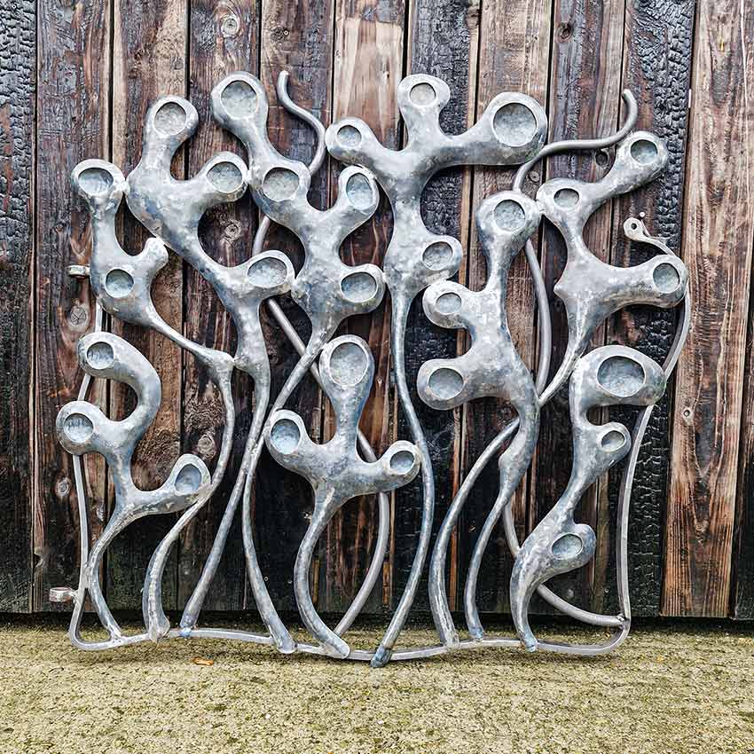 Bladderwrack Gate architectural metalwork by Alan Williams