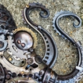 Metal Octopus Wall Art Sculpture by Metal Artist Alan Williams 2026. Auction Item October 2026