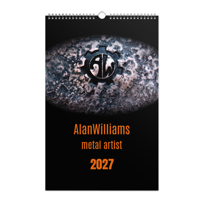 Alan Williams Reclaimed Metal Sculpture Calendar 2027